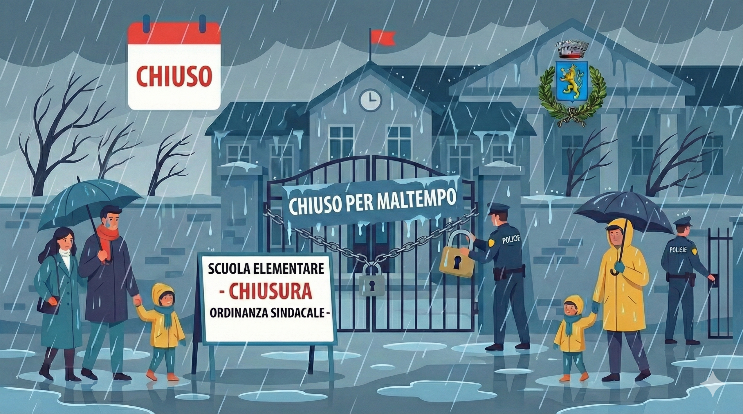 chiusura scuola